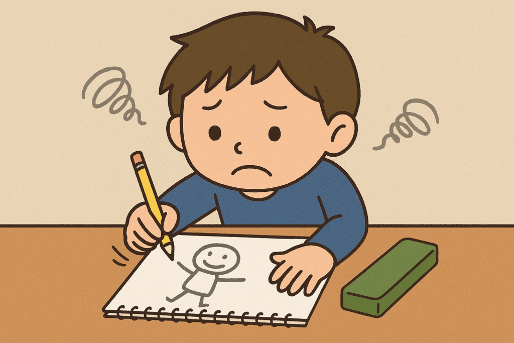 書くのが苦手